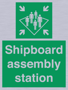 Shipboard assembly station